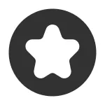 Star Circle SVG Icon